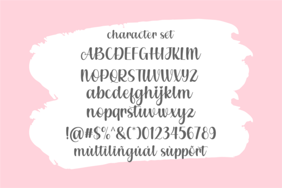 Romance Stories Font PNG with transparent background - Preview 1