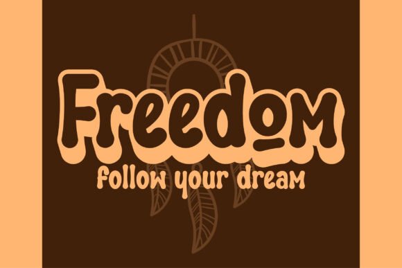 Boho Groovy Font - Preview 4