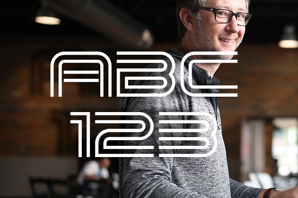 Enterpriser Font PNG with transparent background - Preview 1
