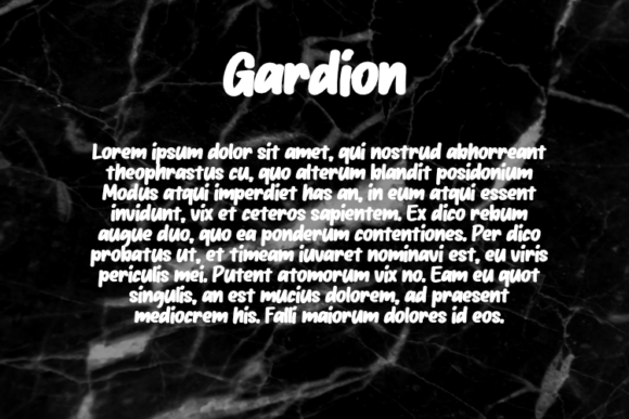 Gardion Font - Preview 2