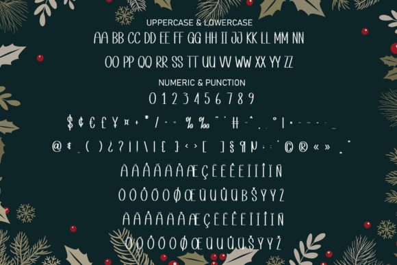 Happy Christmas Font - Preview 6