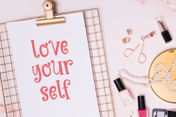 Retro Cupid Font PNG with transparent background - Preview 2