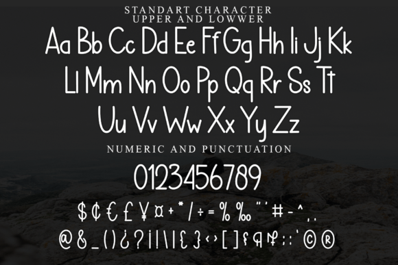 Simple Harmonic Font PNG with transparent background - Preview 4