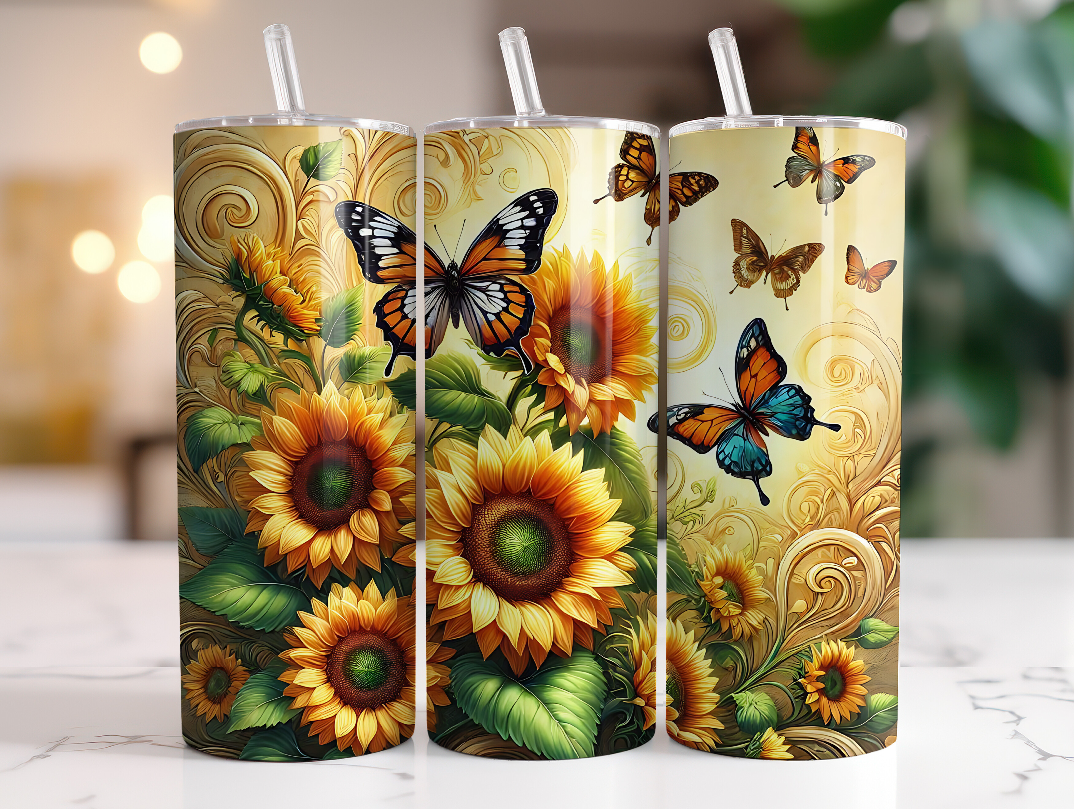 20 Oz Sunflower Tumbler Wrap PNG Graphic by RahatKDP · Creative Fabrica