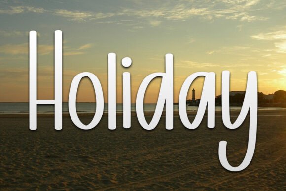 Booking Font - Preview 1