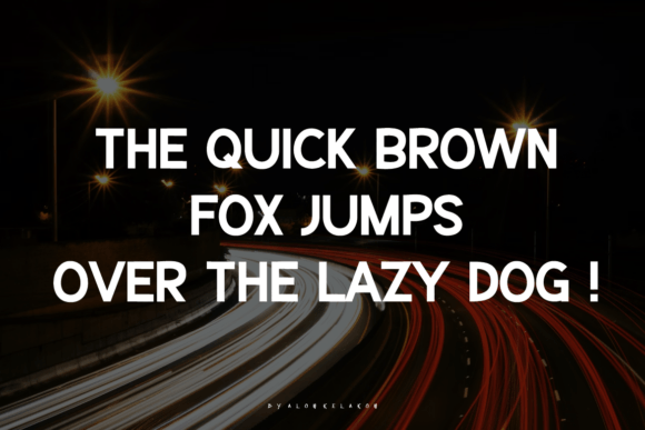 Boread Font - Preview 4