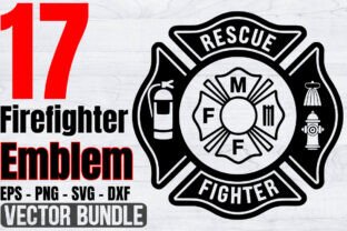 Fire Department Svg Bundle, Firefighter Graphic by Resal4019 · Creative ...