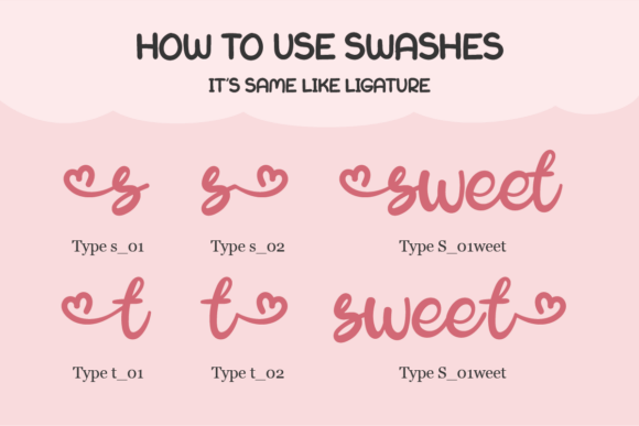Blush Kiss Font - Preview 4