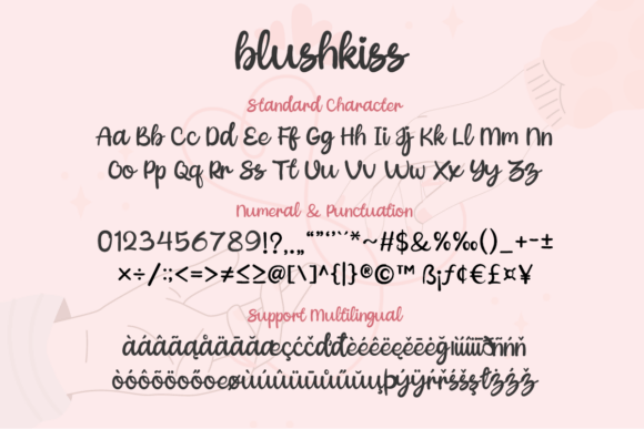 Blush Kiss Font - Preview 5