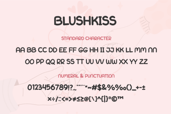 Blush Kiss Font - Preview 6