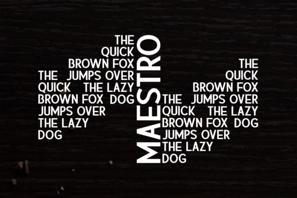 Bova Monospace Font PNG with transparent background - Preview 1