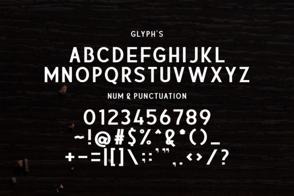 Bova Monospace Font PNG with transparent background - Preview 3