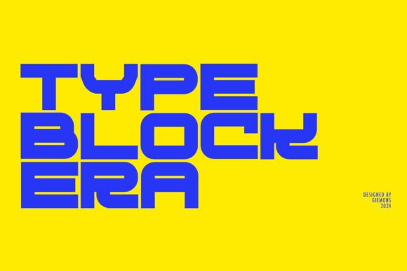 Brads Block Font - Preview 3