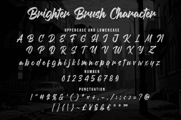 Brighter Brush Font - Preview 1