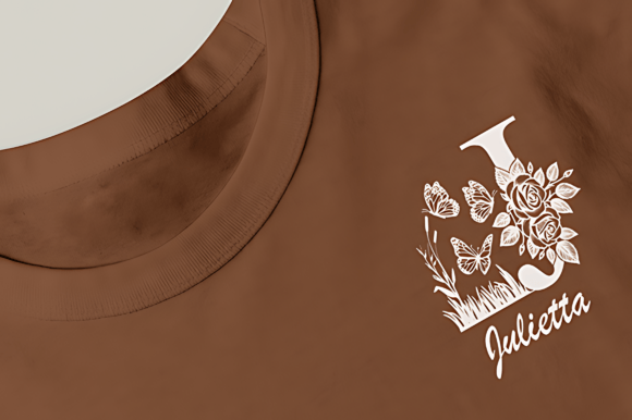 Butterfly Garden Monogram Font - Preview 4