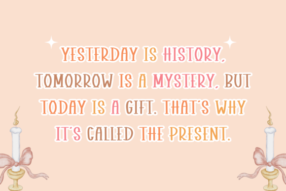 Candle Crafting Font - Preview 1