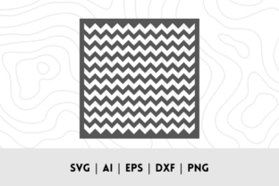 Chevron Pattern Stencil SVG for Cutting Graphic by craftherway ...