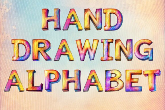 Colored Pencil Font - Preview 2