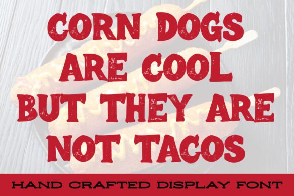 Corn Dawg Font - Preview 1