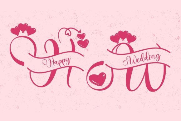 Dainty Valentine Monogram Font - Preview 1
