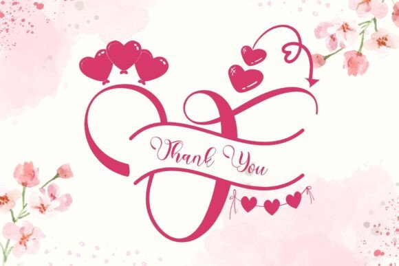 Dainty Valentine Monogram Font - Preview 3