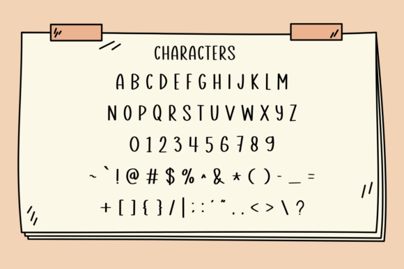 Design Corner Font PNG with transparent background - Preview 2