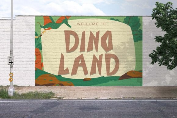 Dino Village Font - Preview 2