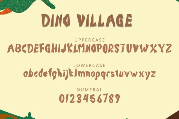 Dino Village Font - Preview 4