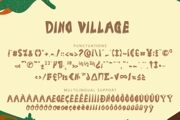 Dino Village Font - Preview 5