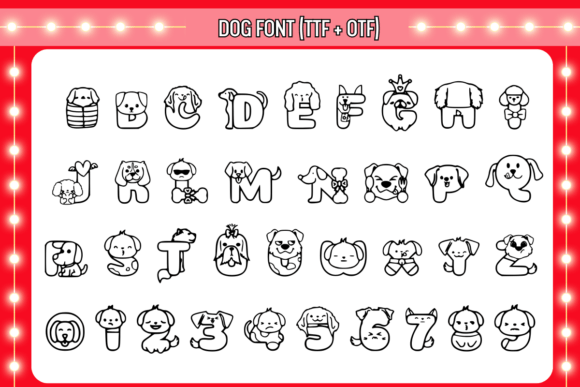 Dog Font - Preview 1