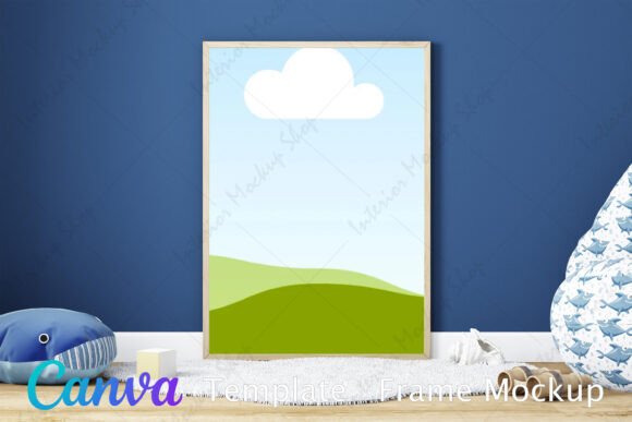 Frame Mockup Kids Room for Canva