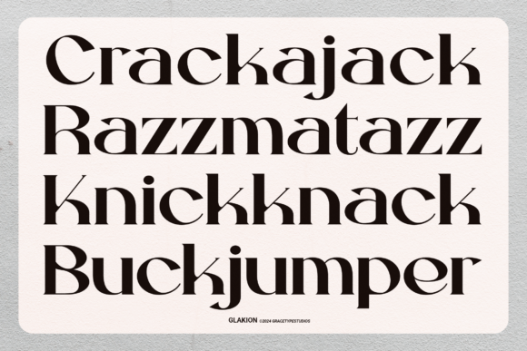 Glakion Font - Preview 3