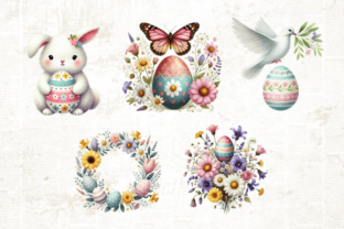 Happy Easter Clipart PNG Bundle Graphic by Yassou Bouhad · Creative Fabrica