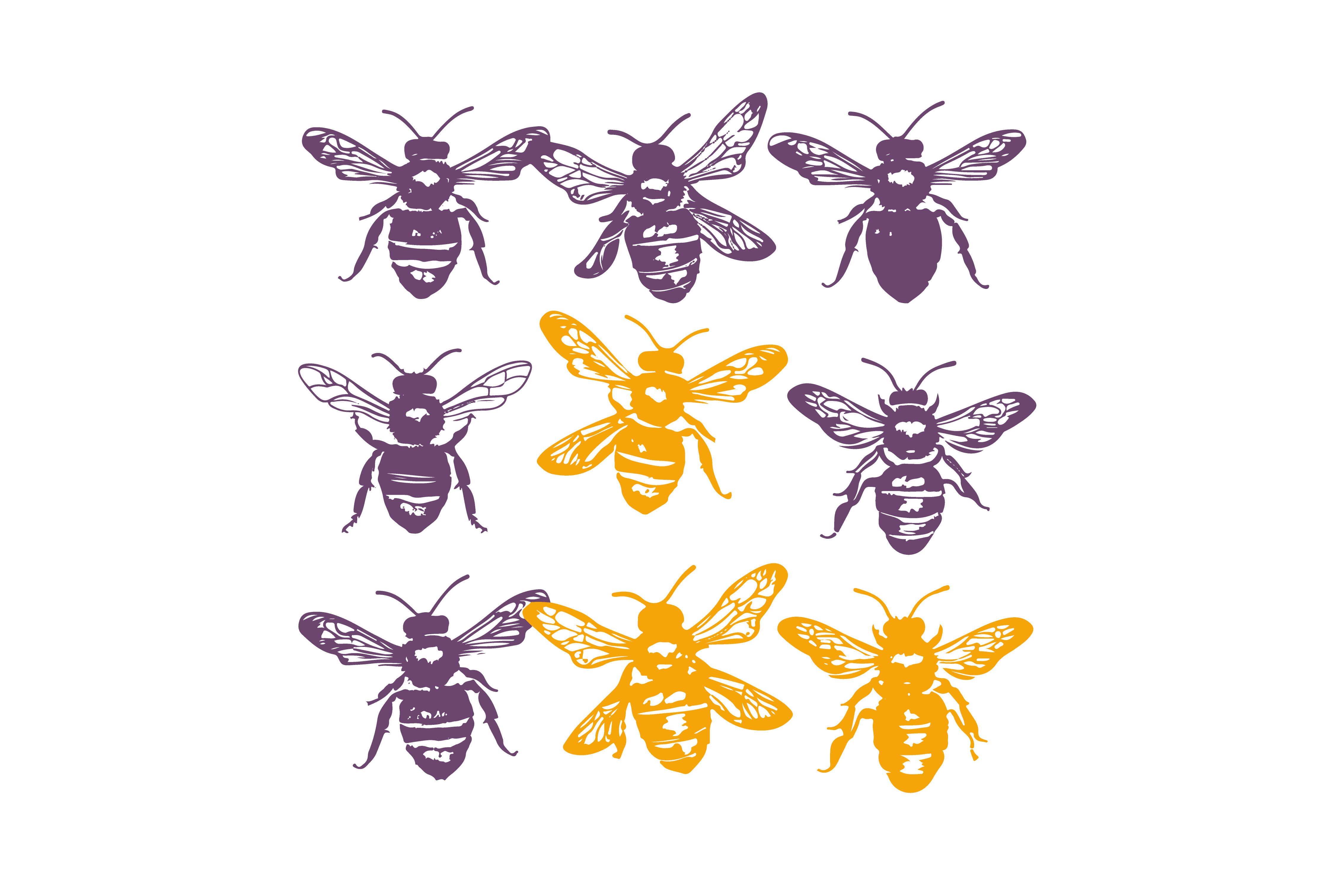 Honey Bees Set, Insects Graphic by fijulanam468 · Creative Fabrica