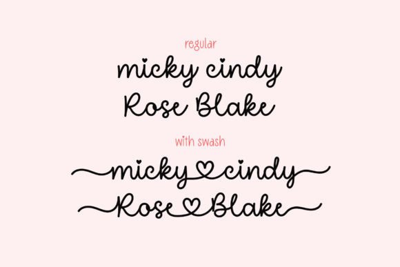 I Heart You Font PNG with transparent background - Preview 1