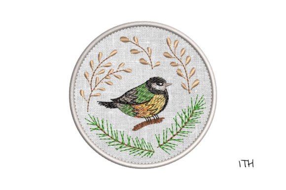 ITH Round Coaster Ornament Tit