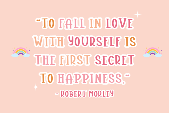 Layout Cheerful Font PNG with transparent background - Preview 1