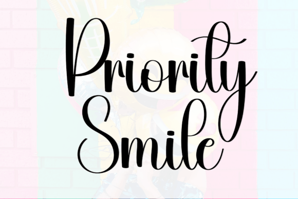 Lucky Smile Font PNG with transparent background - Preview 6