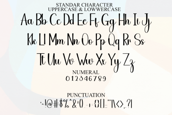 Smart Handwriting Font PNG with transparent background - Preview 2