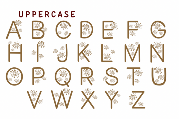 Happy New Year Font - Preview 1