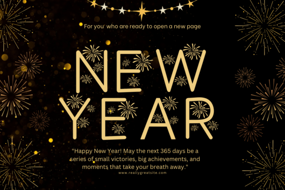 Happy New Year Font - Preview 5