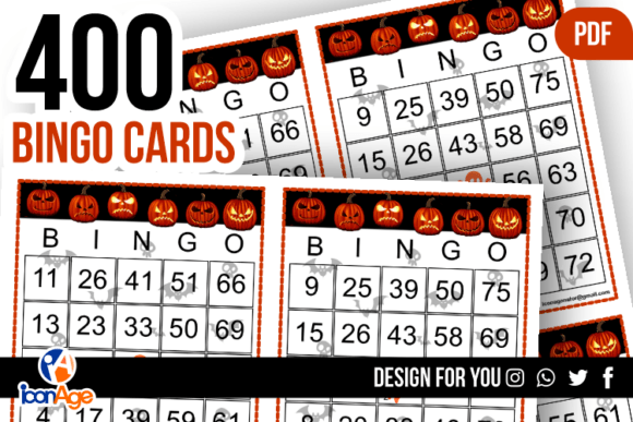 BINGO CARDS HALLOWEEN