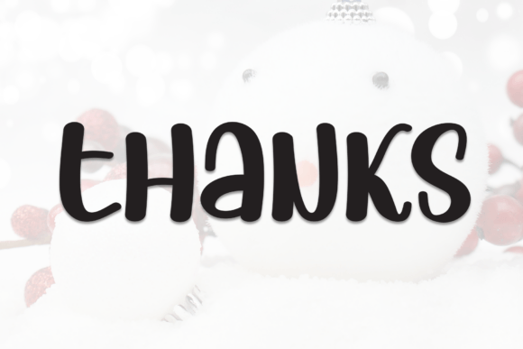 Beauty Snowman Font - Preview 6