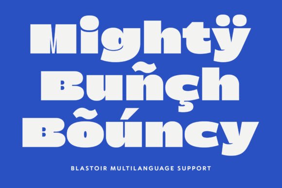 Blastoir Font - Preview 3