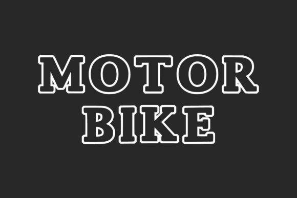Blessy Outline Font - Preview 1