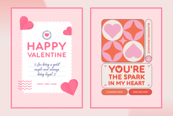 Blooming Romance Duo Font - Preview 3