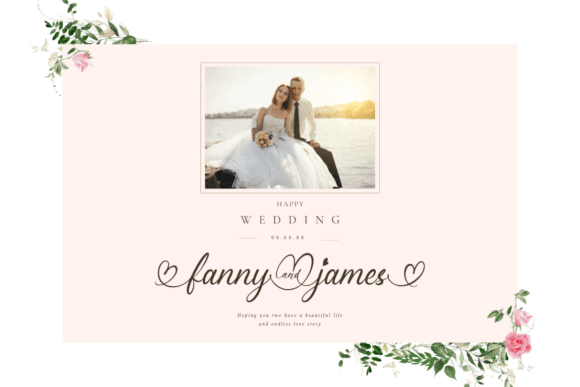 Blooming Romance Duo Font - Preview 6