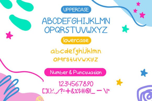 Bouncy Bliss Font PNG with transparent background - Preview 1