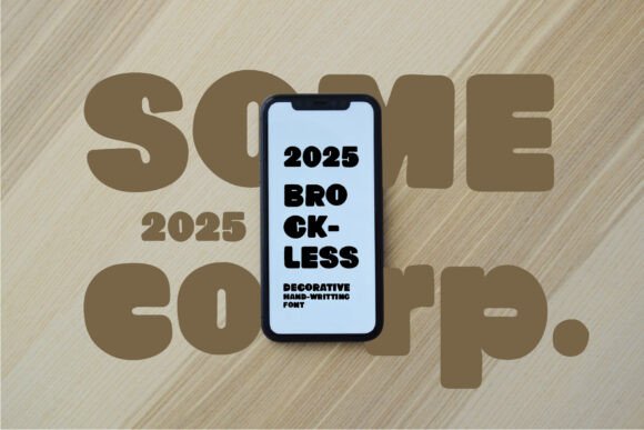 Brockless Font - Preview 2