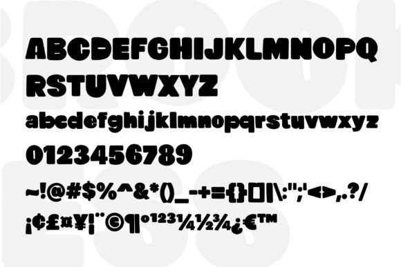 Brockless Font - Preview 3